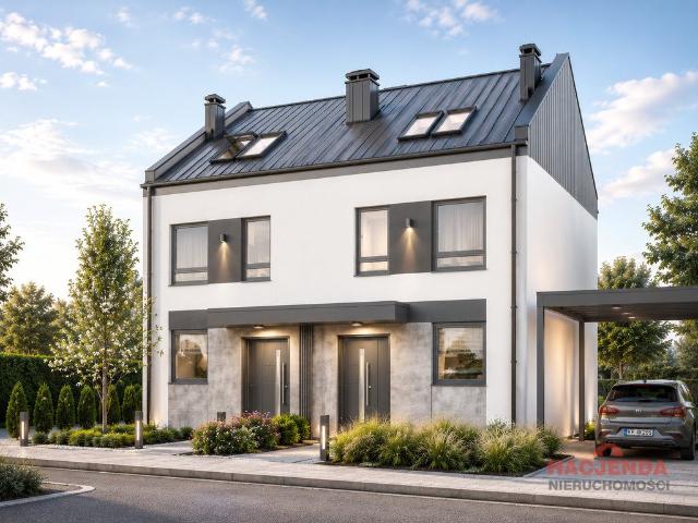 Na sprzedaż nowoczesny dom 116 m² z ogródkiem w Policach