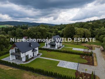 Nowoczesny dom 118,98 m2 z panoramicznymi oknami i tarasami