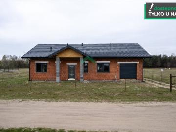 Nowoczesny dom 121 m2 z garażem, działka 1275 m2, Hutka