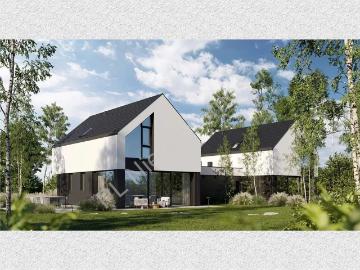 Nowoczesny dom 131m2 z garażem, energooszczędny