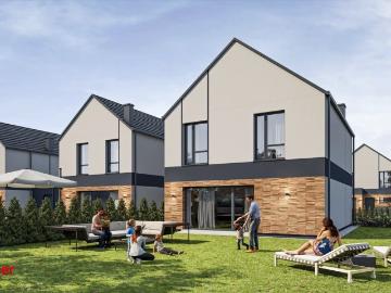 Nowoczesny dom 133 m² z ogrodem, fotowoltaiką i garażem