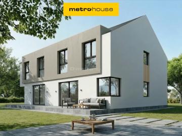 Nowoczesny dom 140 m2 z dużymi przeszkleniami i garażem