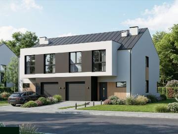 Nowoczesny dom 140 m2 z garażem, rekuperacją i dużą działką