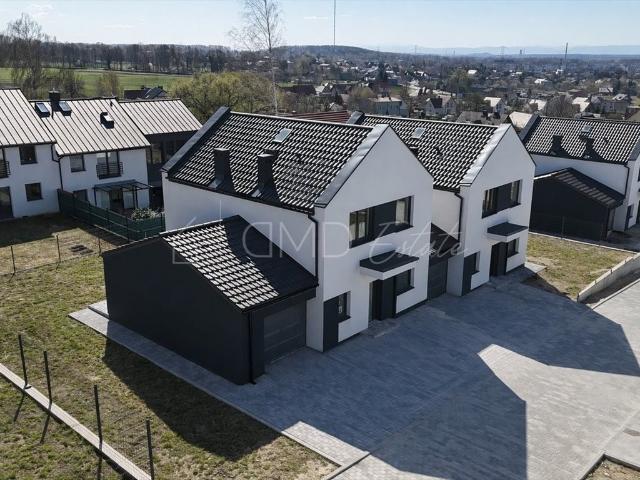 Nowoczesny dom 142 m² w Mysłowicach Wesołej garaż i widoki