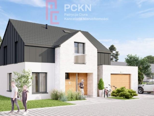 Nowoczesny dom 143 m² z garażem i ogrodem