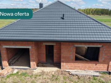 Nowoczesny dom 144m2 z dużym tarasem i poddaszem do adaptacji