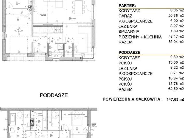 Nowoczesny dom 147,63 m2 z dużymi działkami i pełnym wyposażeniem