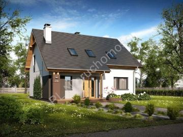 Nowoczesny dom 150 m2 w technologii kanadyjskiej z ogrzewaniem podłogowym