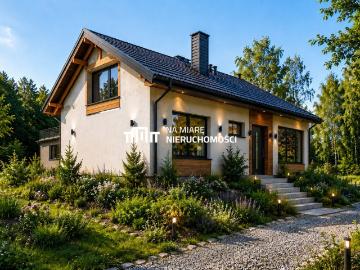 Nowoczesny dom 152 m² w stanie surowym z dużym potencjałem