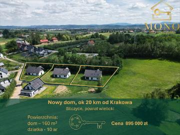 Nowoczesny dom 160 m2 z garażem, ogród, spokojna okolica