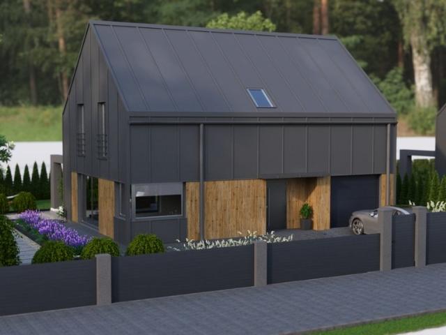 Nowoczesny dom 162 m² w stanie surowym otwartym zapraszam