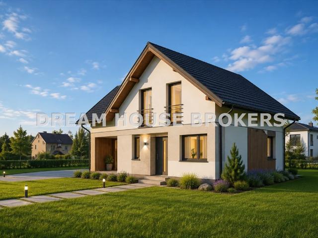 Nowoczesny dom 165 m² z dużym ogrodem i garażem