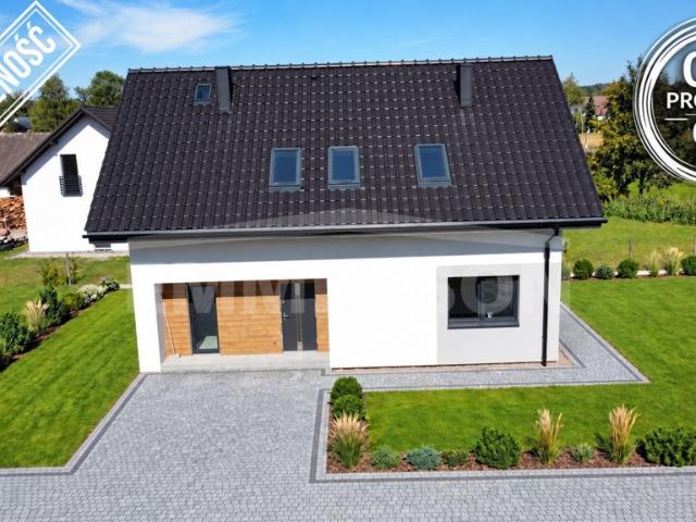 Polecam nowoczesny dom 194 m² z ogrodem, stan deweloperski
