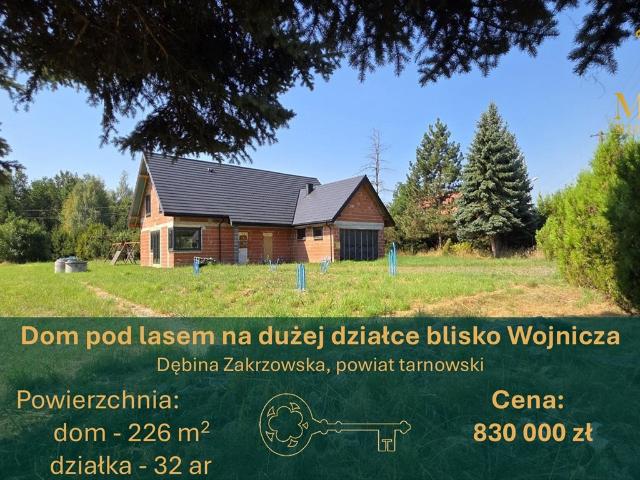 Nowoczesny dom 226 m2 z dużą działką 32 arów