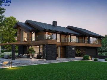 Nowoczesny dom 300 m2 z garażem, rekuperacją i pompą ciepła