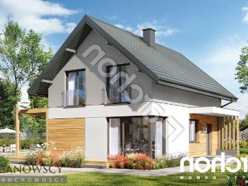 Nowoczesny dom w Białym Kościele, 101,59 m2, stan surowy