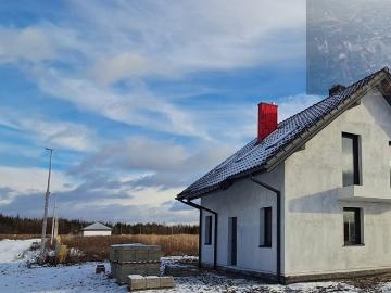 Nowoczesny dom w Wieszowie – 111,99 m2, surowy zamknięty