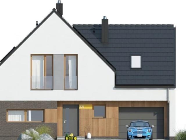 Nowoczesny dom wolnostojący 145 m2 z garażem i dużą działką