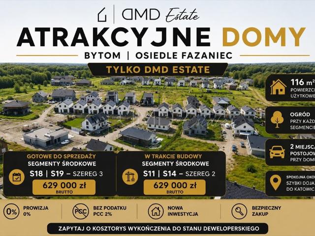 Nowoczesny dom z ogrodem i garażem w Bytomiu