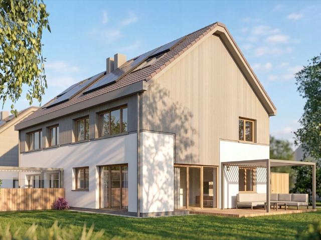 Nowoczesny dom z ogródkiem w Dębnikach, 105 m2, garaż