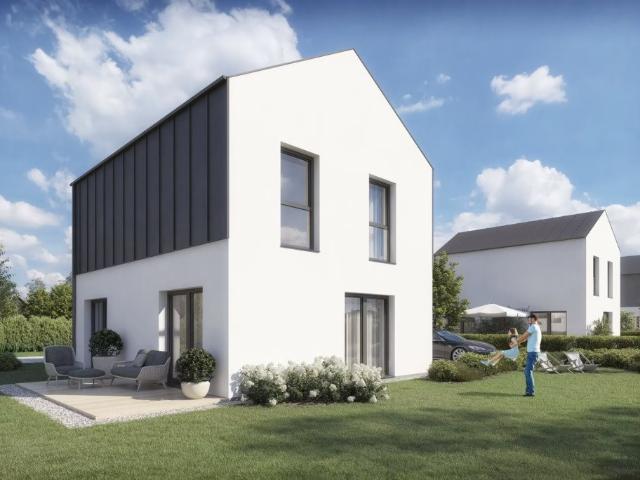Nowoczesny dom z antresolą i dużą działką 463 m²