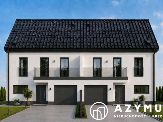 Nowoczesny dom z dużym ogrodem, garażem i funkcjonalnym układem