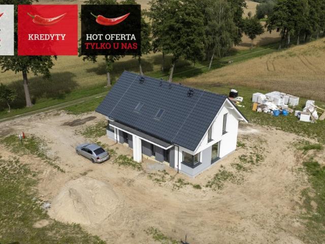 Nowoczesny dom z dużym ogrodem i 4 pokojami