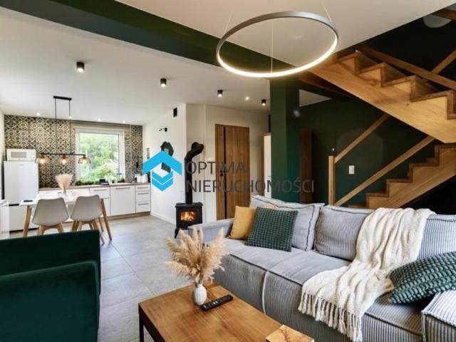 Nowoczesny dom z dwoma apartamentami, 123 m², ogród, blisko Karpacza