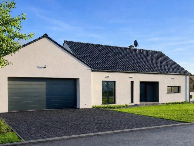 Nowoczesny dom z widokiem na Wrocław, 125 m², garaż i duża działka
