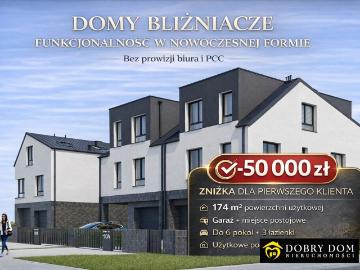 Nowoczesny dom 6 pokoi z garażem i ogrodem