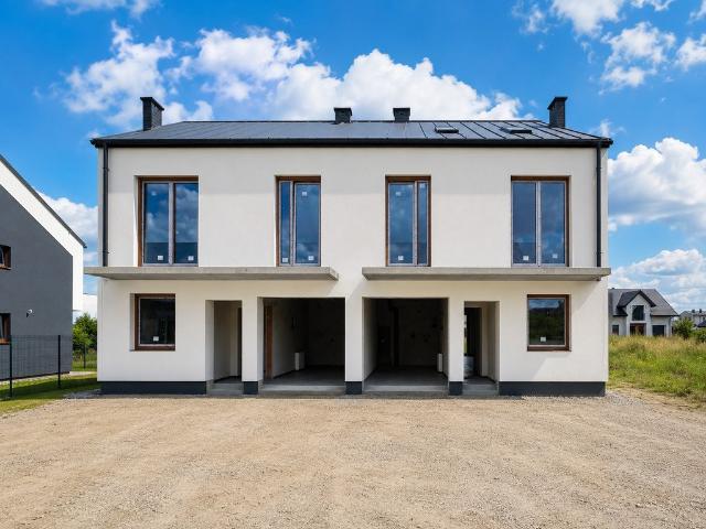Nowoczesny dom bliźniaczy 123 m² z garażem Głogów Małopolski