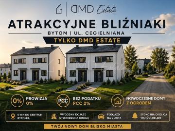 Nowoczesny dom bliźniak 91 m² z ogrodem, gotowy do wykończenia