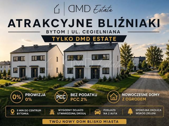 Sprzedam nowoczesny bliźniak 91 m² z ogrodem w Bytomiu
