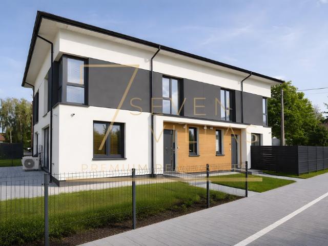Nowoczesny bliźniak 100 m² z ogrodem i poddaszem