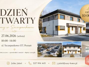 Nowoczesny dom bliźniak 111,54 m² z dużym ogrodem i 4 pokojami