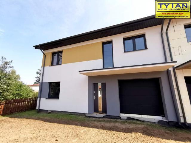 Nowoczesny dom bliźniak 130 m² z garażem, ogród i taras polecam!