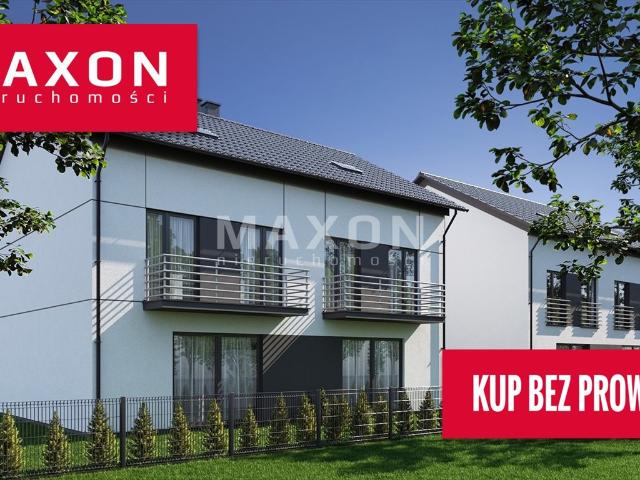 Nowoczesny dom bliźniak 142m2 z ogrodem i 2 miejscami