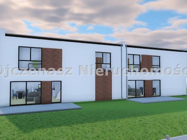 Nowoczesny dom bliźniak 155 m2 z ogrodem Miedzyń