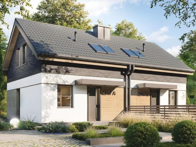 Nowoczesny bliźniak 80 m² w Świlczy stan deweloperski