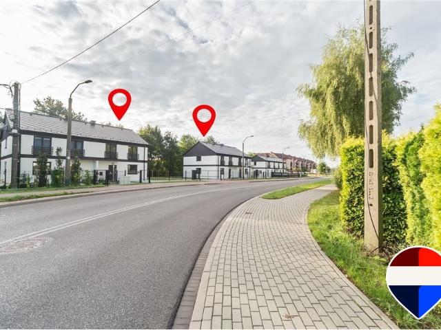 Nowoczesny dom bliźniaczy 101 m² z ogródkiem i 2 miejscami