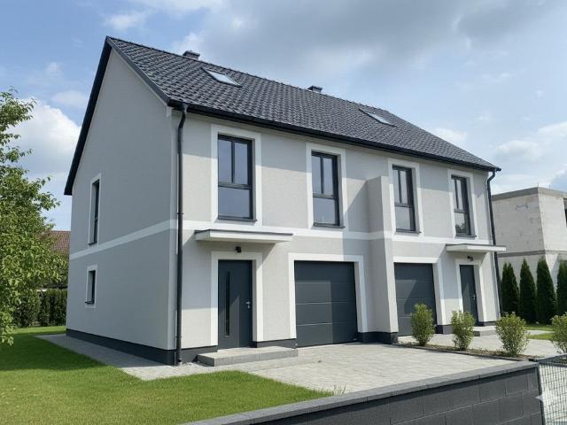 Nowoczesny bliźniak z garażem 142 m² w spokojnej okolicy