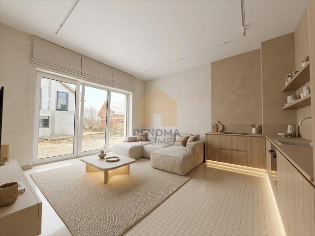 Do sprzedania nowoczesny dom bliźniak 105 m² z garażem i ogrodem