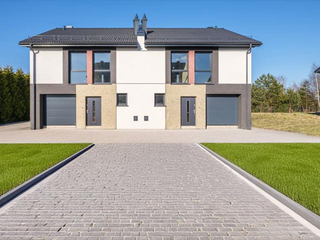 Do sprzedania nowoczesny bliźniak 130 m² z garażem i ogrodem