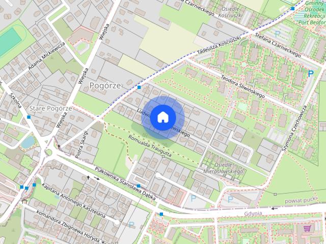 Nowoczesny dom na wynajem z ogrodem Gdynia Pogórze