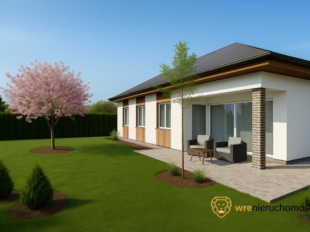 Nowoczesny dom parterowy 119,78 m² z garażem Jaszowice