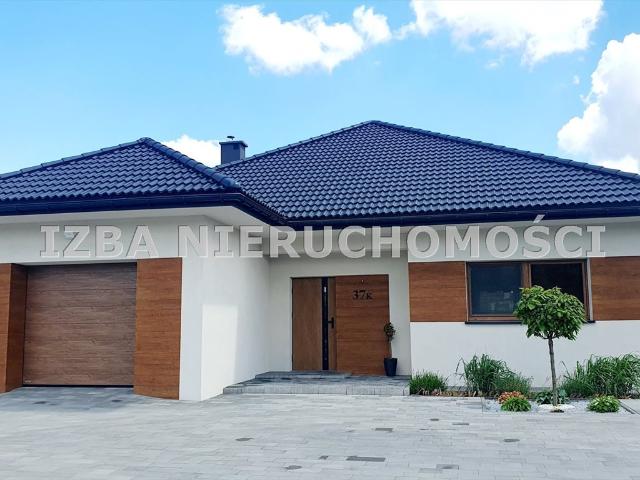Nowoczesny dom parterowy 165 m2, energooszczędny, blisko jeziora