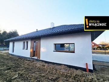 Nowoczesny dom parterowy 83,5 m2 z tarasem i energooszczędnymi instalacjami