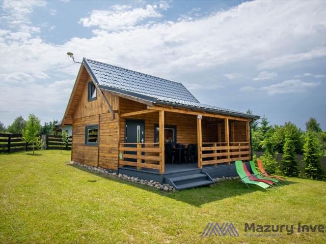 Nowoczesny dom rekreacyjny 60 m2 blisko jeziora Świętajno