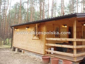Nowoczesny dom rekreacyjny 35 m2 z tarasem i działką 1026 m2