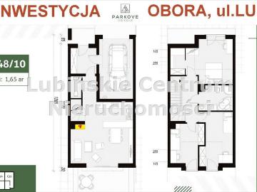 Nowoczesny dom szeregowy 162 m2 w Oborze, 4 sypialnie